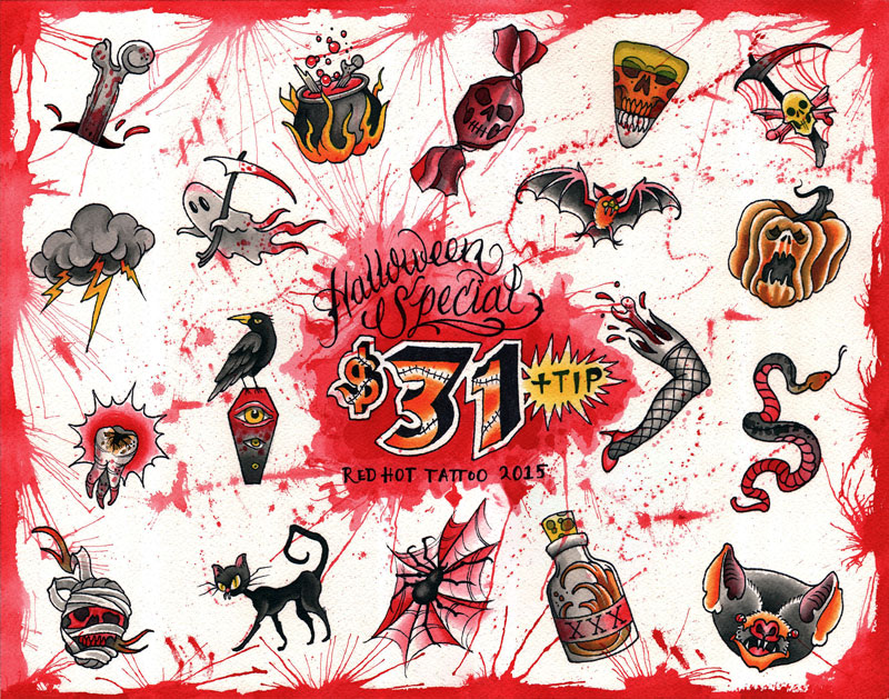 Timeless Tattoo ATL on Twitter Spooky flash sheet for tomorrow 75150  Halloween halloweenflash httpstco6SBz5BTC6R  Twitter